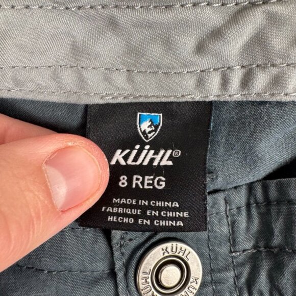 Kuhl Women's Blue-Gray Storm Spire Roll Up Straight Leg Pants Size 8 Reg Hiking - Picture 3 of 9